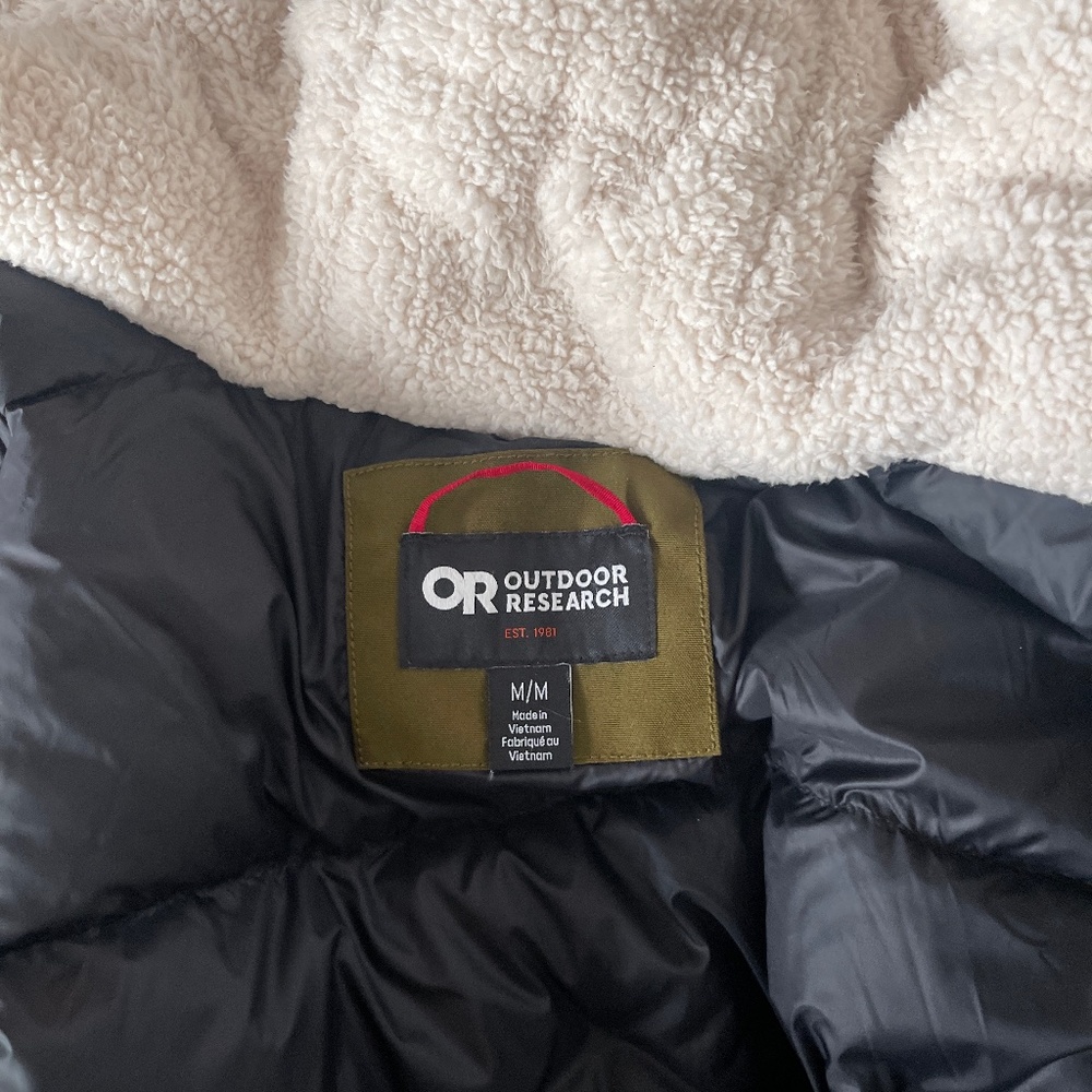 Warm Olive Outdoor Research GORE-TEX Winter Jacket